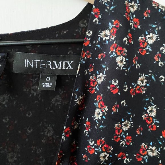 INTERMIX 100% Silk Floral Shift Dress - Picture 5 of 5